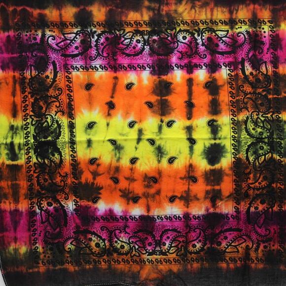 Brand New Kids Tie Dye Bandana Head Wrap - Picture 2 of 5